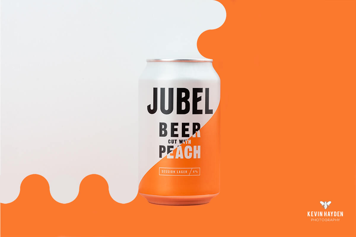 Jubal commercial beer shot. Photo by Kevin Hayden.
